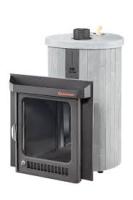 Печь для бани Макси ПФ Серый Велюр (цельный)